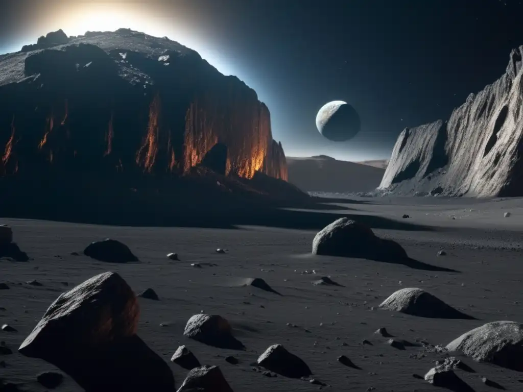 Minería espacial en asteroide basáltico: Futuro de la exploración y explotación en el espacio