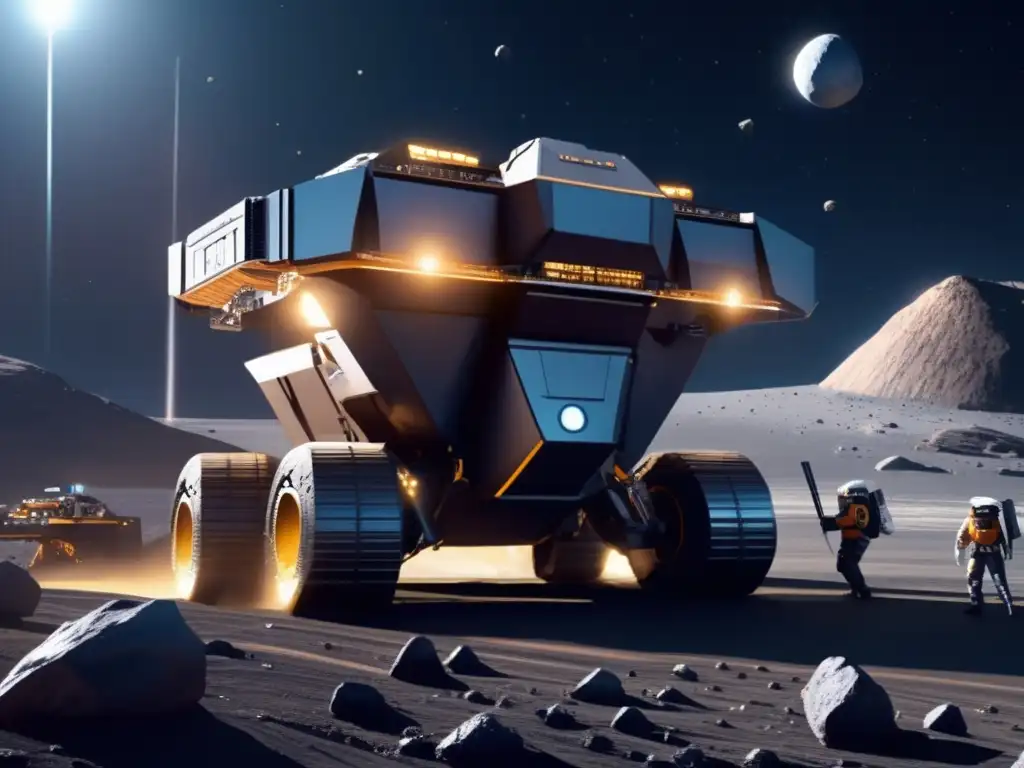 Futuro de la minería espacial Minería espacial en asteroide: tecnología futurista y desafíos legales en la explotación del Asteroide Bennu