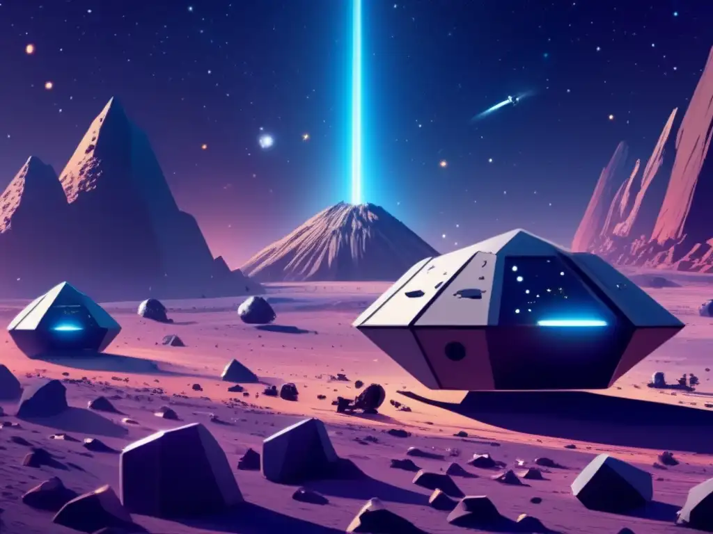 Minería espacial asteroides basálticos: Galaxias