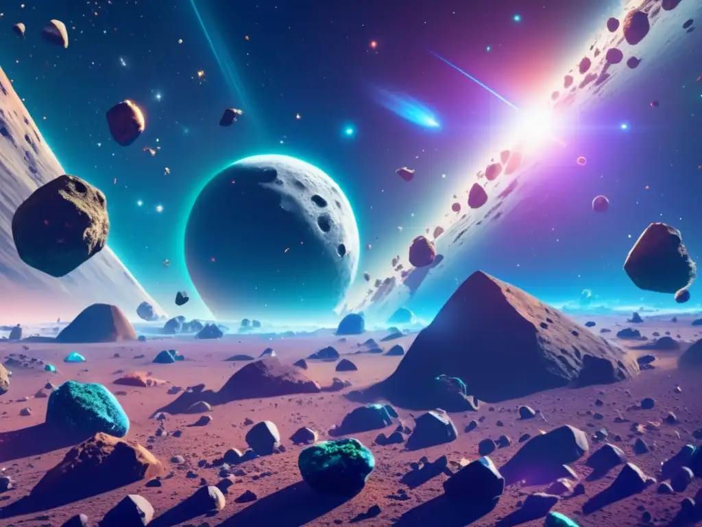 Asteroid field: riquezas y tecnología espacial Minería espacial: asteroides y riquezas ocultas
