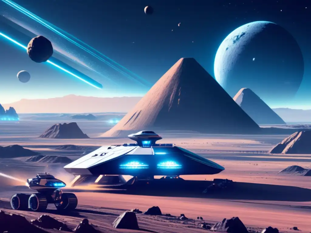 Minería espacial y su dominio: Operación futurista de minería en el espacio