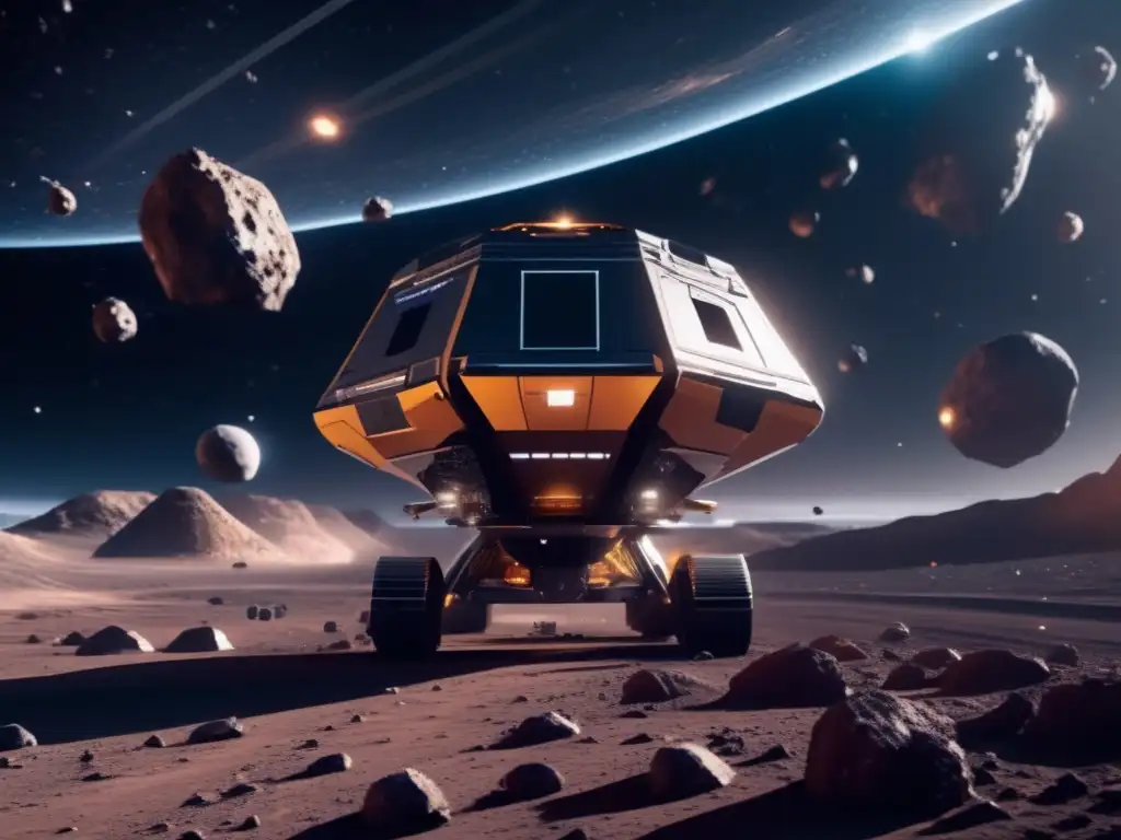 Futuro de la minería espacial Minería espacial: Recursos asteroides, tecnología avanzada y sostenibilidad