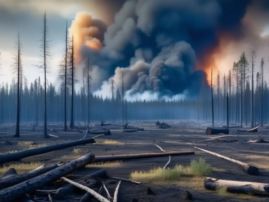 Destrucción masiva tras evento de Tunguska Explorando el misterio del evento de Tunguska: devastación tras la explosión misteriosa en 1908