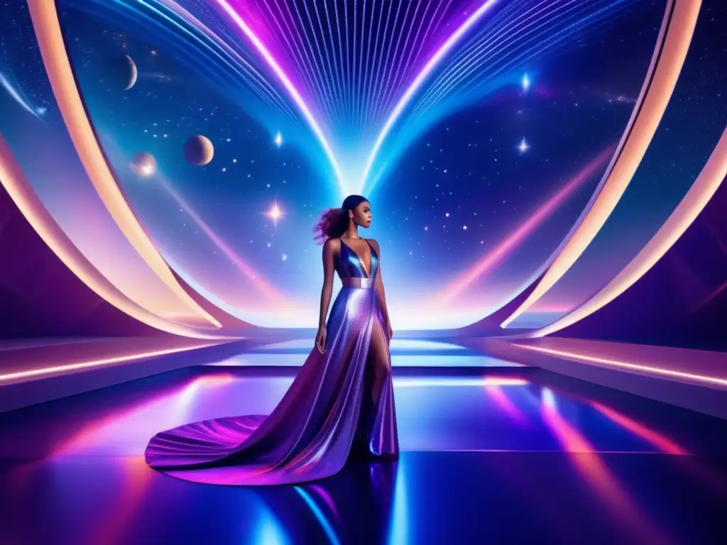 Moda espacial con exploración de asteroides