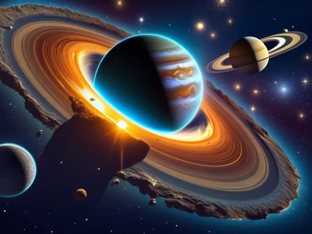 Nacimiento del sistema solar: asteroide influyente y belleza cósmica