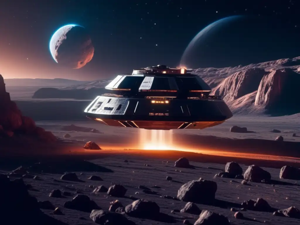 Nave espacial sobre asteroide: Descubrimientos de misiones espaciales sobre asteroides