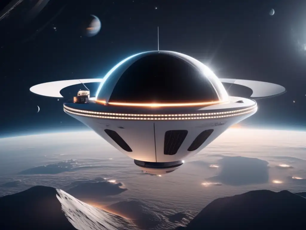 Nave espacial explorando asteroides: Historias de asteroides y naves espaciales