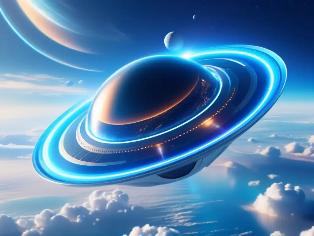 Nave futurista en la Tierra - Diplomacia Intergaláctica