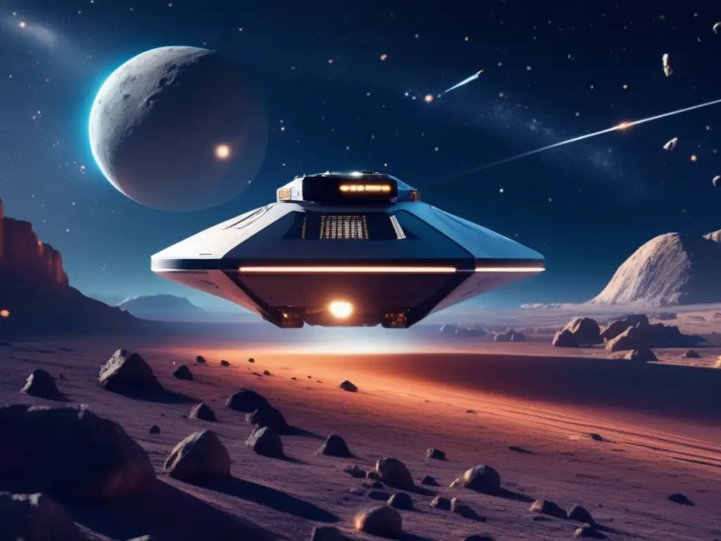 Nave autónoma optimiza rutas en exploración asteroides