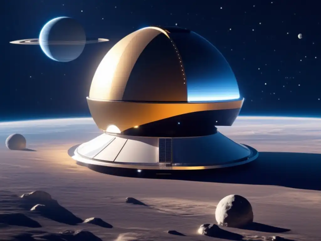 Observatorio espacial futurista y asteroide Observatorio espacial futurista y asteroide 1950 DA: impacto futuro