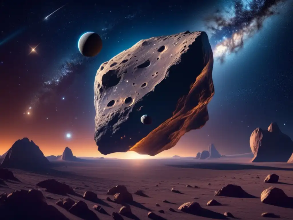 Asteroide sombrío en el cosmos- Ocultaciones de asteroides: eventos cósmicos presagio