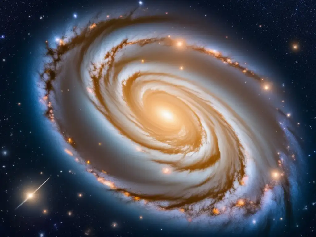 Órbitas asteroides peligrosos visualización en el cielo estrellado