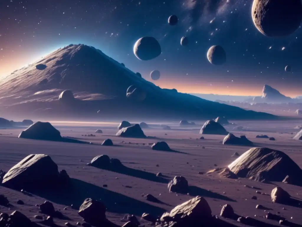 Origen de los asteroides metálicos en el espacio