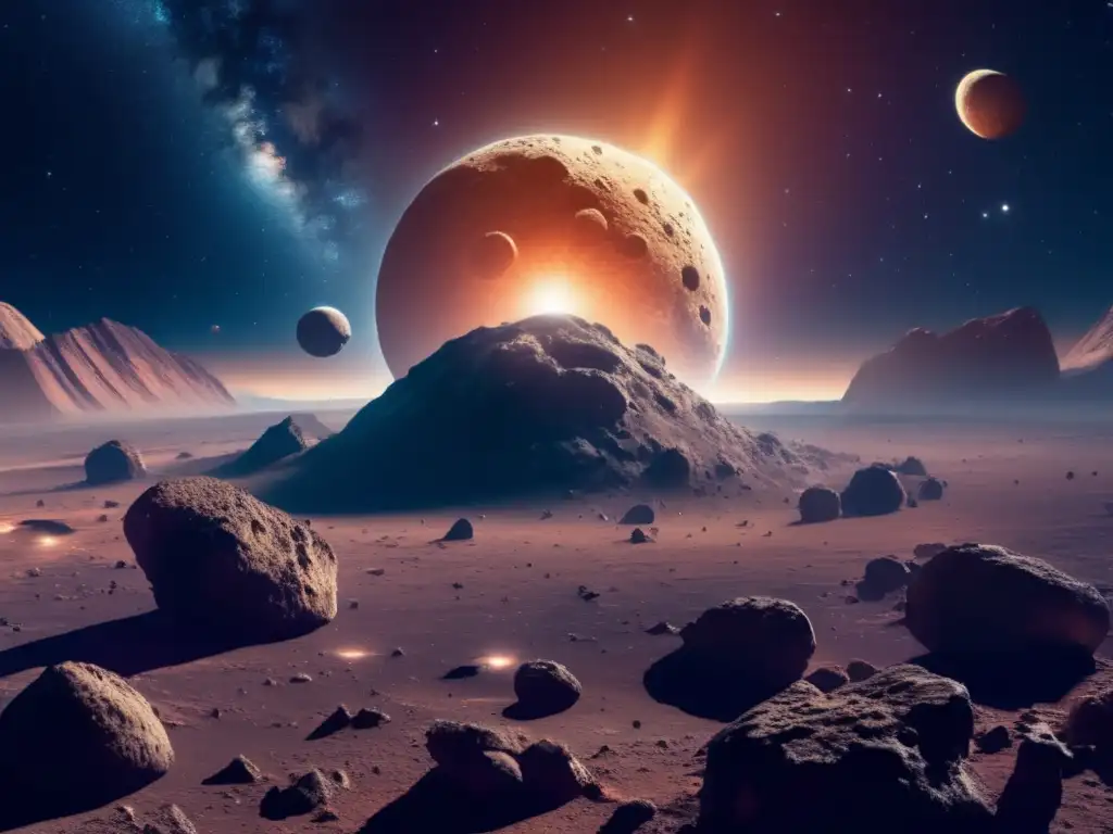 Composición y origen de asteroides tipo T en el espacio cósmico