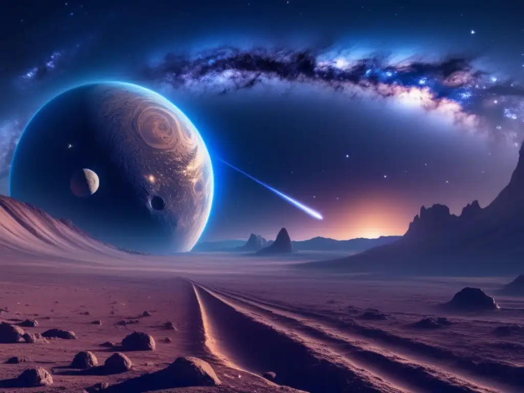 Paisaje cósmico y asteroides Paisaje cósmico: Supervivencia humana en refugios cósmicos