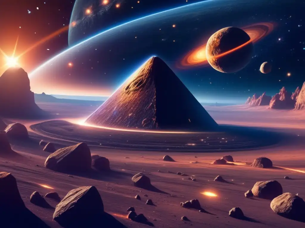 Paisaje cósmico: impacto asteroides en la Tierra