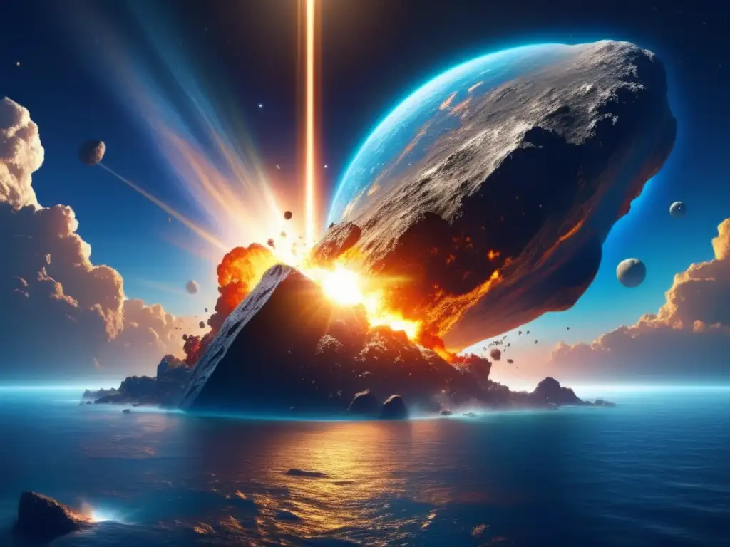 Colisión asteroidal muestra posibilidad de vida en asteroides pequeños
