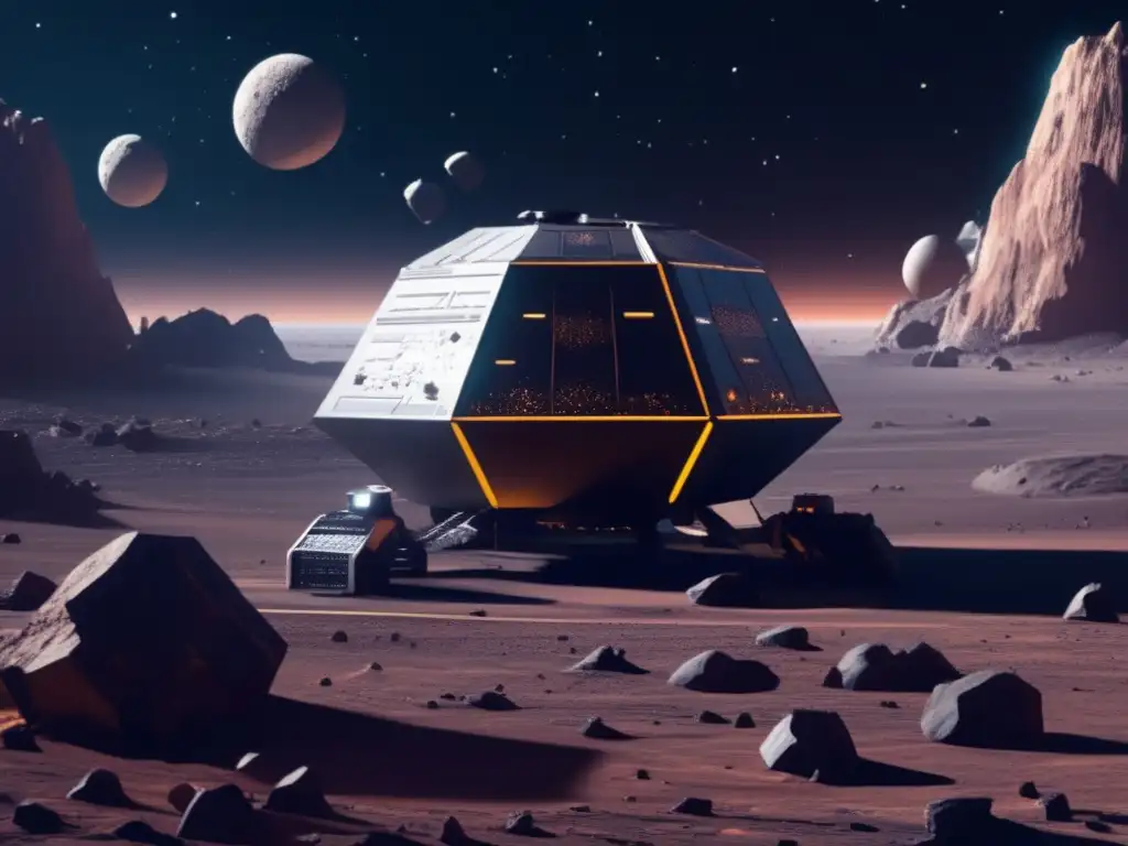 Minería espacial en asteroide: Futurista y prometedor Potencial de asteroides como recursos en minería espacial