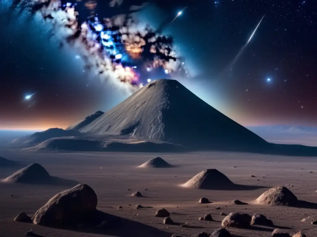 Potencial energético asteroides en la vastedad del espacio