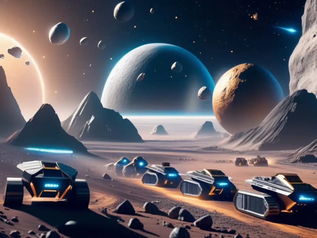 Potencial recursos asteroidales en operación minera espacial