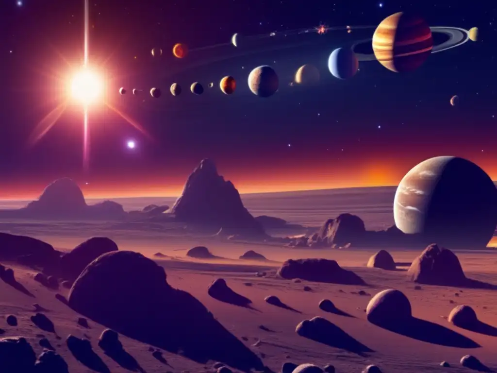 La preparación para tránsito asteroide en nuestro sistema solar