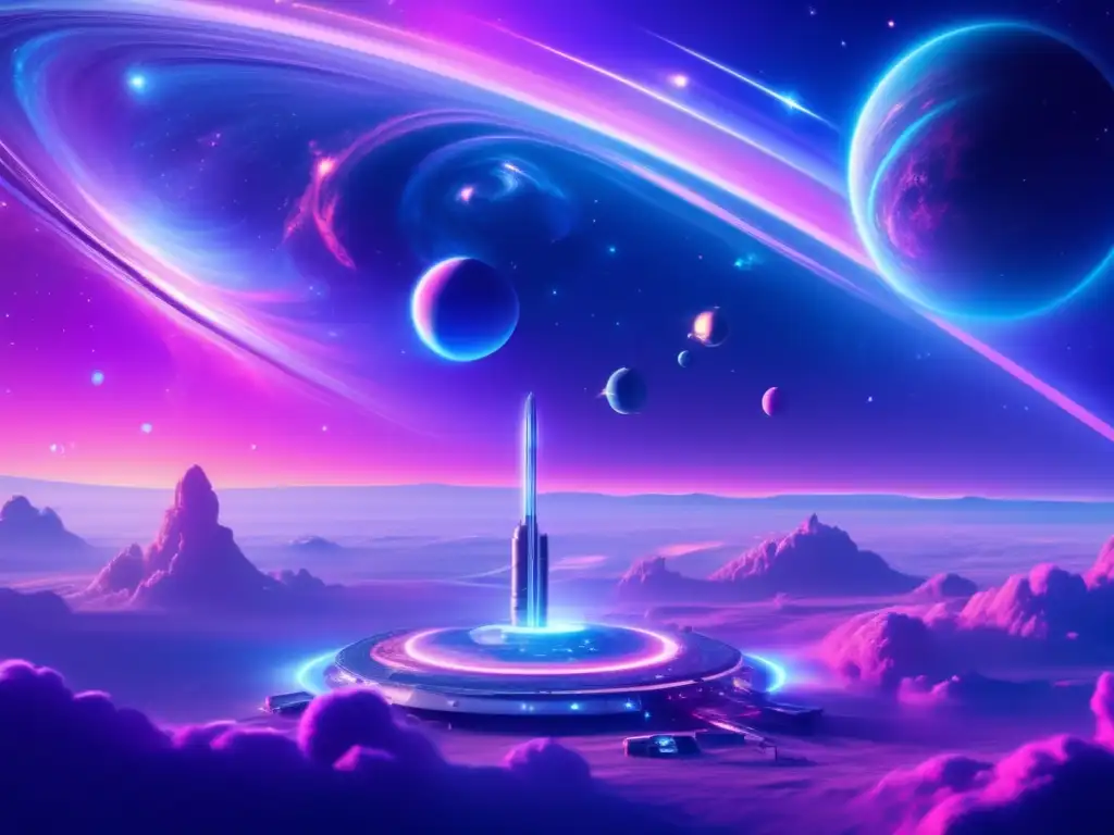 Realidad Virtual en el Espacio Exterior: Imagen impresionante de 8k muestra la belleza cósmica y tecnología vanguardista