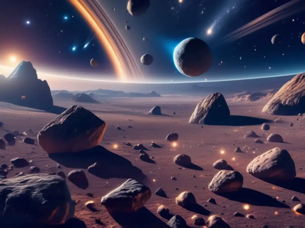 Danza cósmica: asteroides y cometas Relación órbitas asteroides cometas en el cosmos