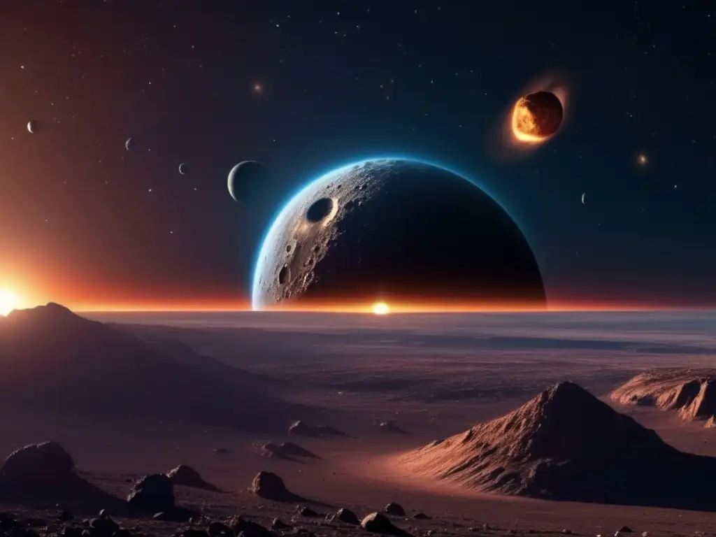 Riesgo de colisión con la Tierra por asteroide del Cinturón Kuiper: ¡Impresionante imagen 8K detallada!