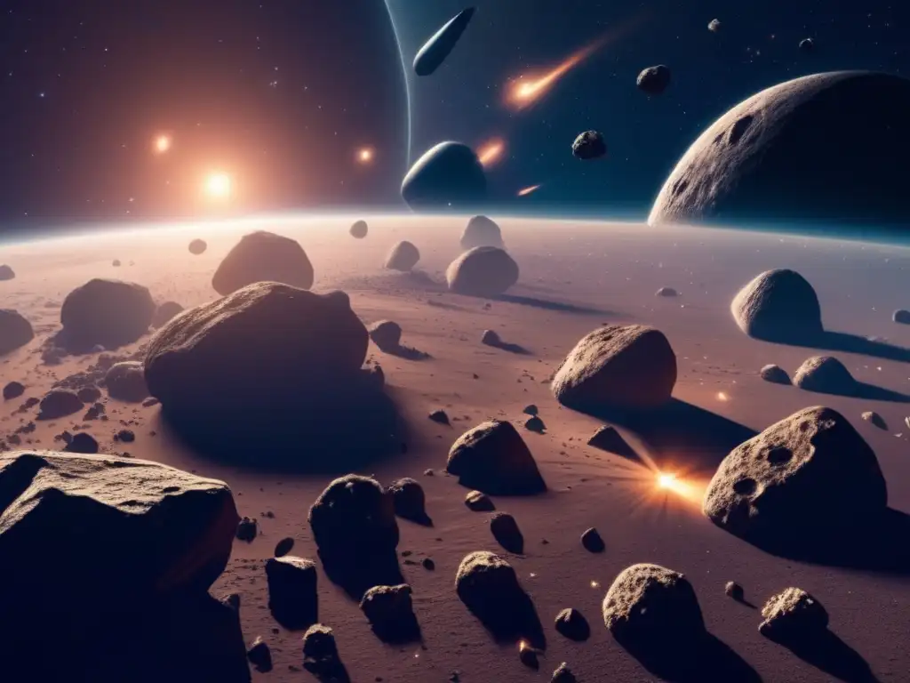 Riesgos y beneficios de los asteroides en el espacio