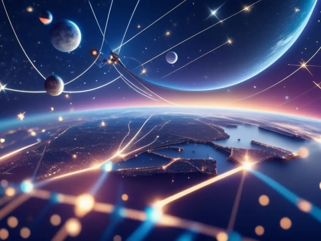 Satélites orbitando la Tierra: gravedad, asteroides, naves espaciales