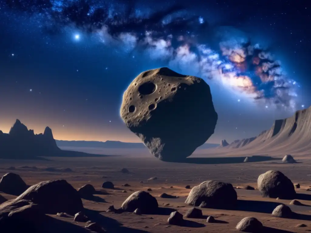 Mineros robóticos extraen recursos en asteroide Descubriendo los secretos de los asteroides troyanos