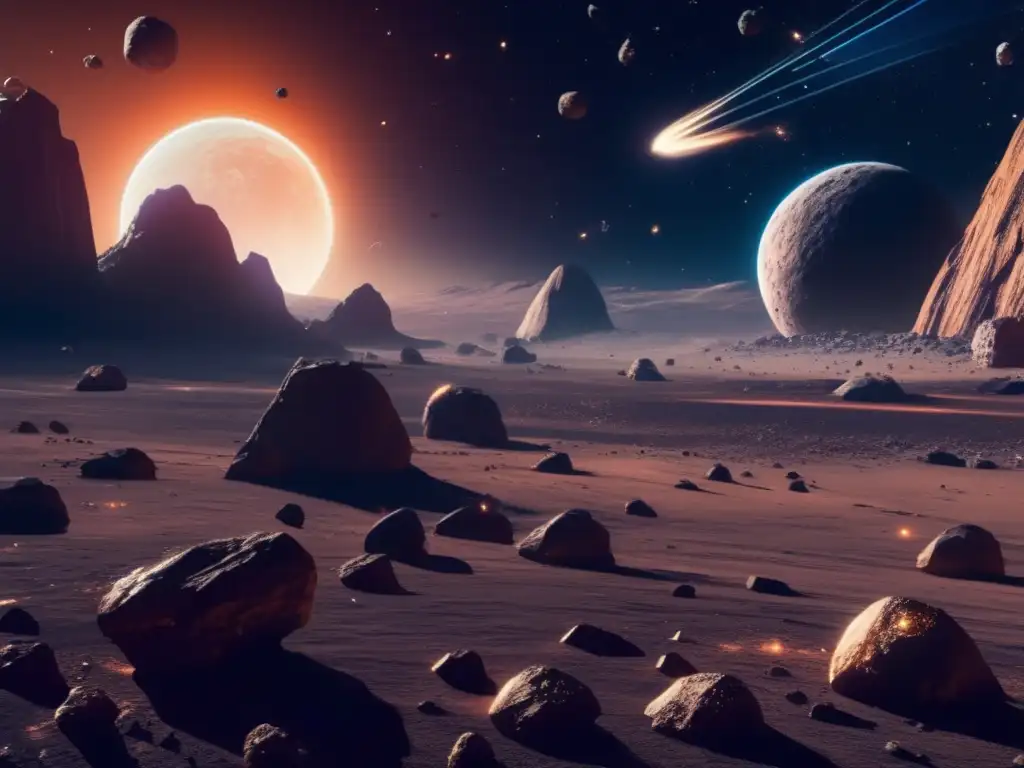 Explotación de minerales en el espacio Secretos minerales de asteroides en el espacio