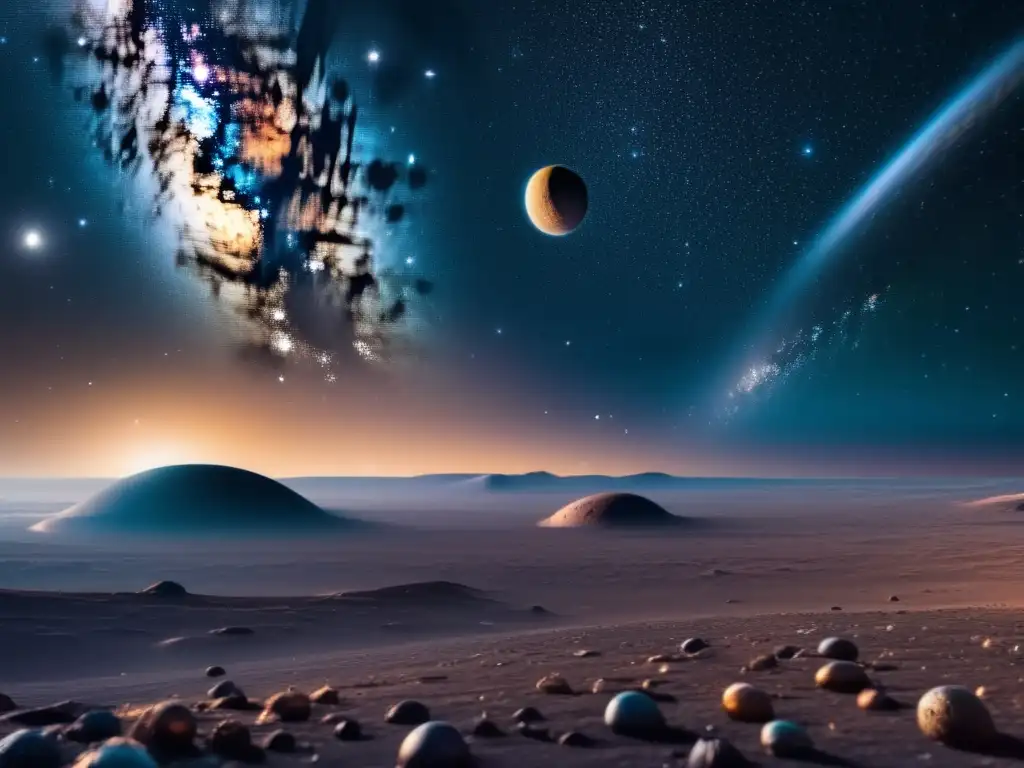 Impresionante imagen 8k del Cinturón de Kuiper Simulaciones del Cinturón de Kuiper: Explorando las Fronteras del Sistema Solar