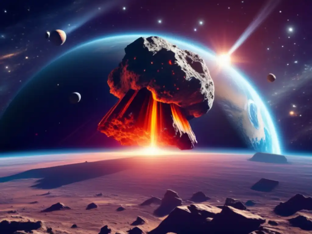 Asteroida devastador: impacto y caos Simulaciones de impacto de asteroide: preparativos y planes de contingencia