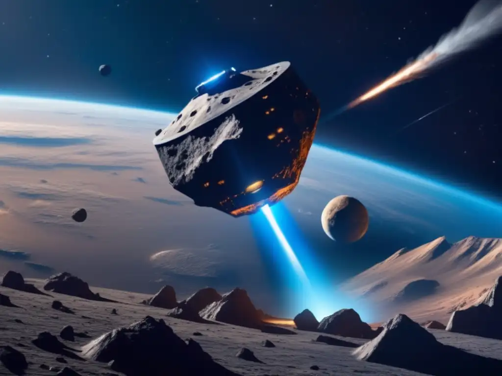 Misión espacial futurista para desviar asteroide Simulaciones de impacto de asteroide: preparativos y planes de contingencia