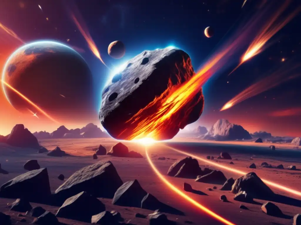 Asteroide masivo acercándose a la Tierra Simulaciones de impacto de asteroide: preparativos y planes de contingencia
