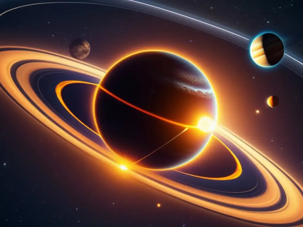 Maravillosa visualización 8k del sistema solar Sistema solar: órbitas, planetas, asteroides y exploración espacial