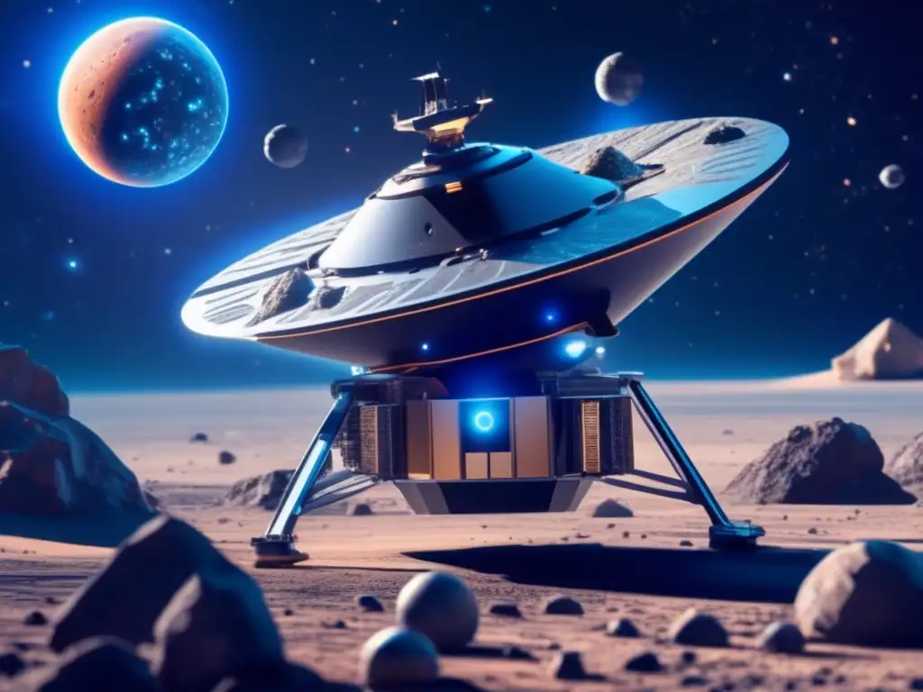 Sonda espacial con IA avanzada y asteroides: Inteligencia Artificial para asteroides