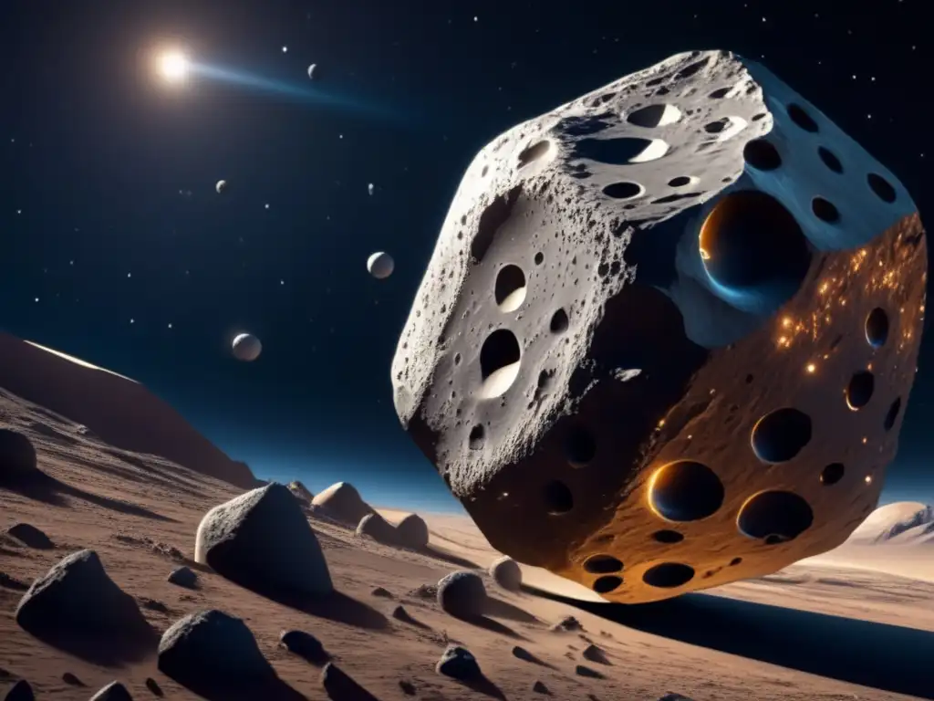 Asteroida flotando en el espacio Taller práctico: Modelo de asteroide en detalle