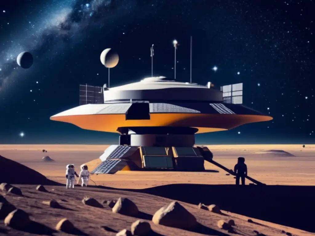 Técnicas de extracción en microgravedad en futura operación minera espacial