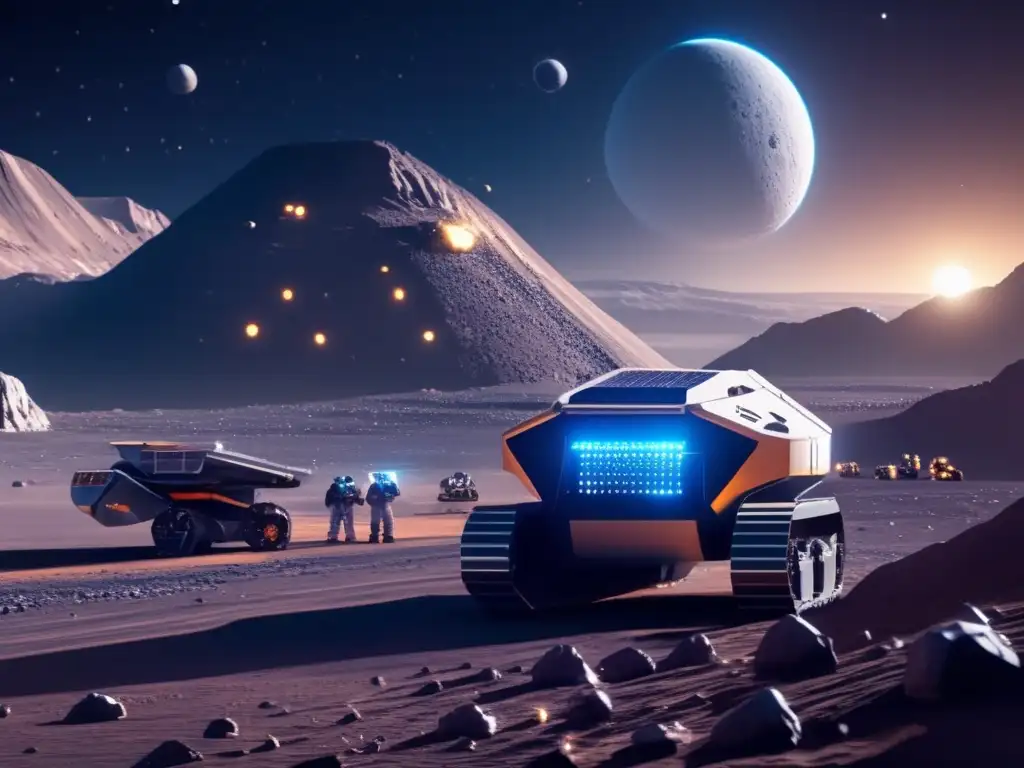 Extracción avanzada de minerales en asteroide Técnicas vanguardistas de explotación de asteroides