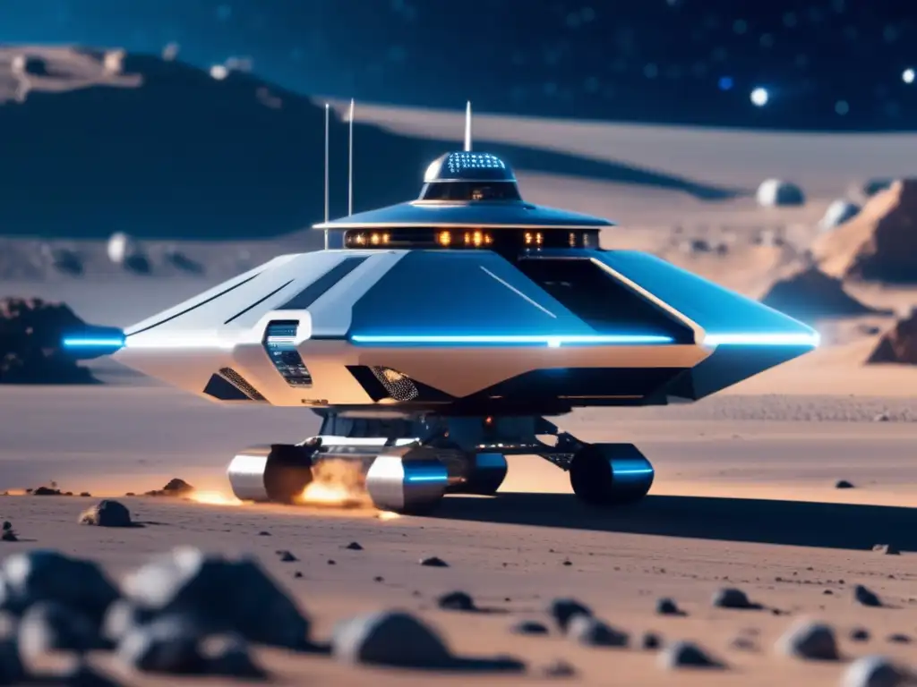 Tecnología para superar gravedad cero en mina espacial
