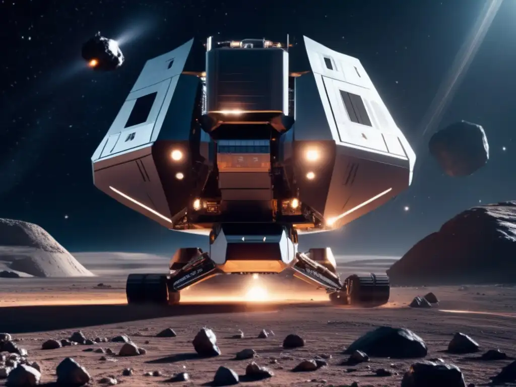 Tecnología para superar gravedad cero en mina espacial