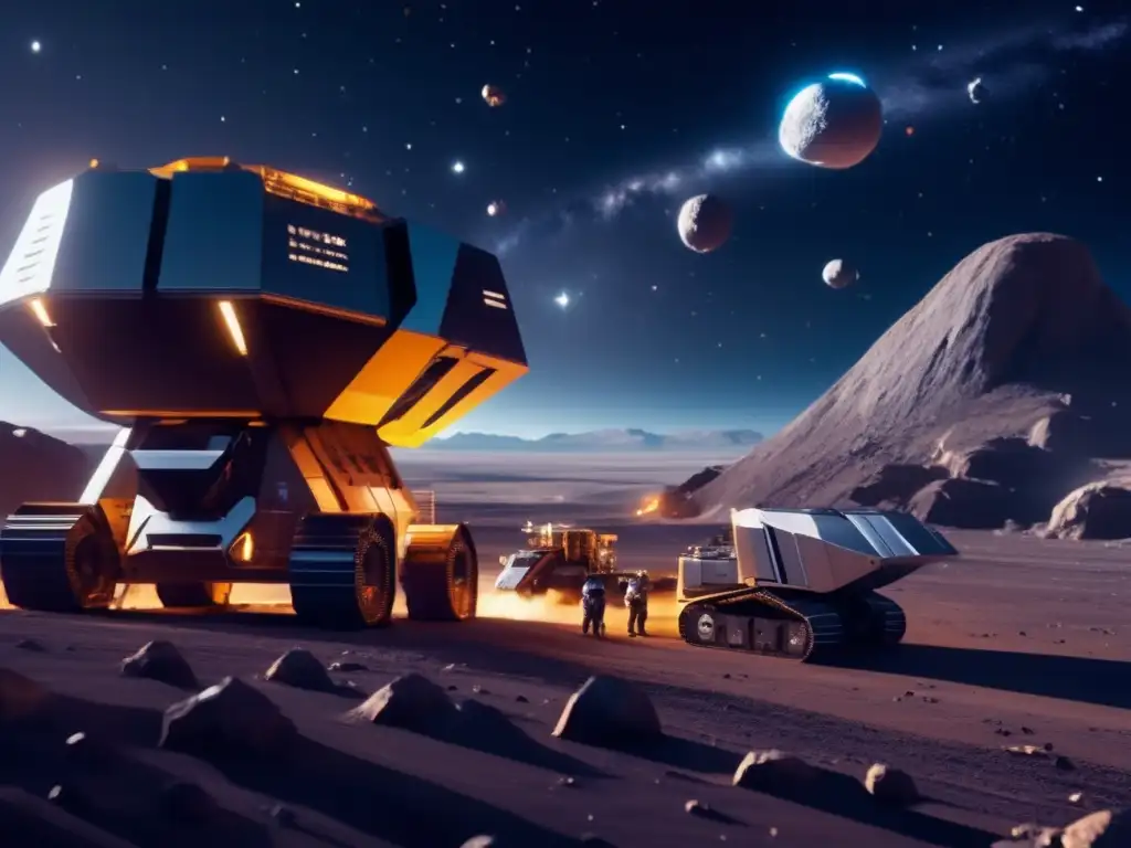Tecnología para superar gravedad cero en mina espacial
