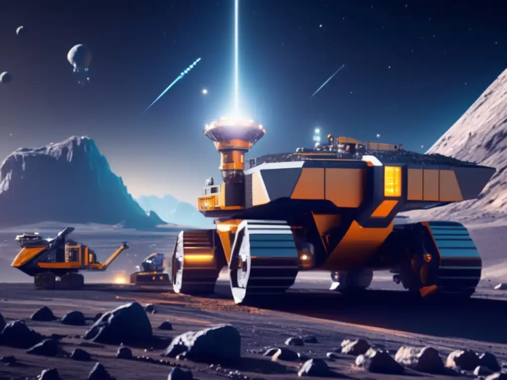Tecnología innovadora en minería de asteroides