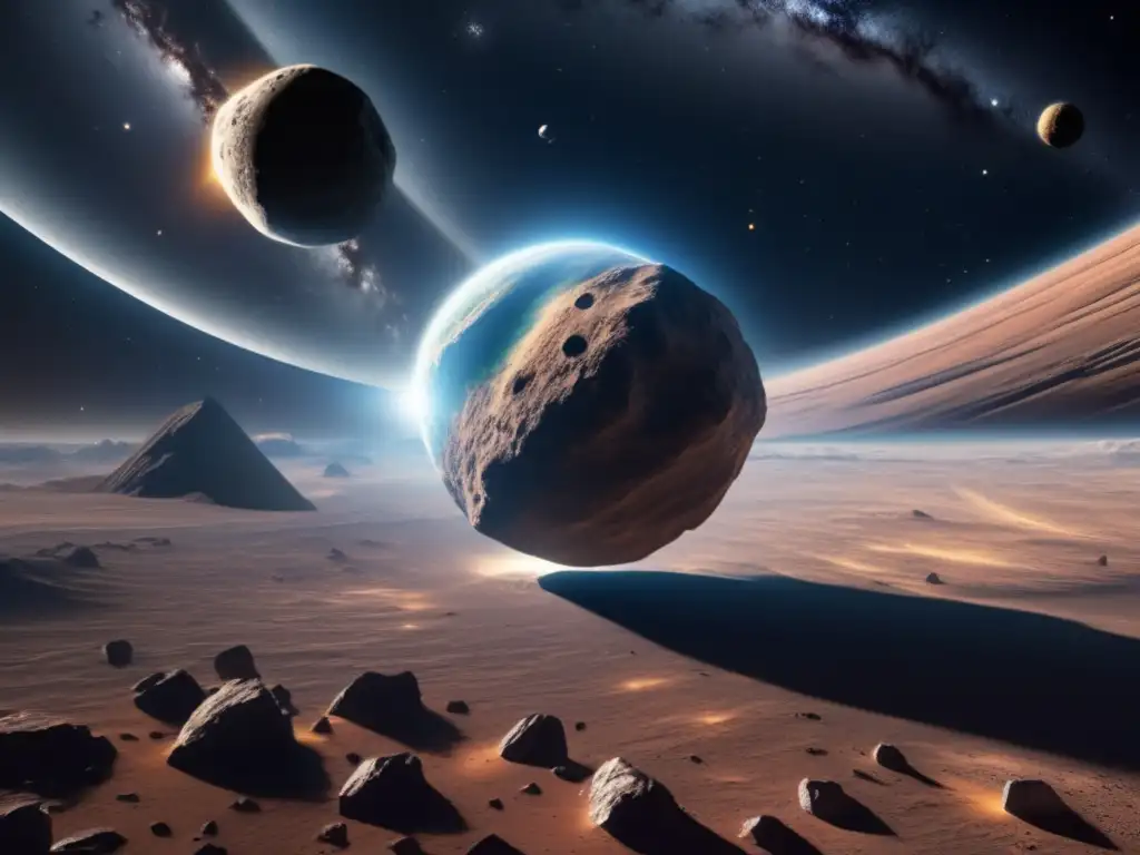 Impacto inminente del asteroide Tecnologías para cosechar agua de asteroides