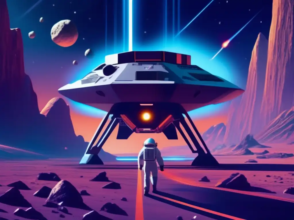 Misión espacial futurista: mitigar asteroides Tecnologías de mitigación de asteroides en una misión espacial futurista
