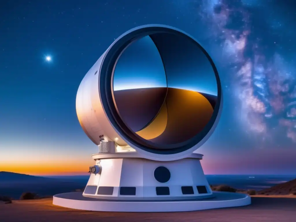 Telescopio infrarrojo de última generación Tecnologías emergentes detección asteroides: Telescopio infrarrojo 8k captura estelar imagen