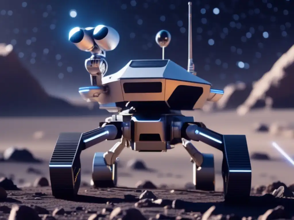 Robot telepresencia en asteroide Telepresencia robótica en asteroides avanzada