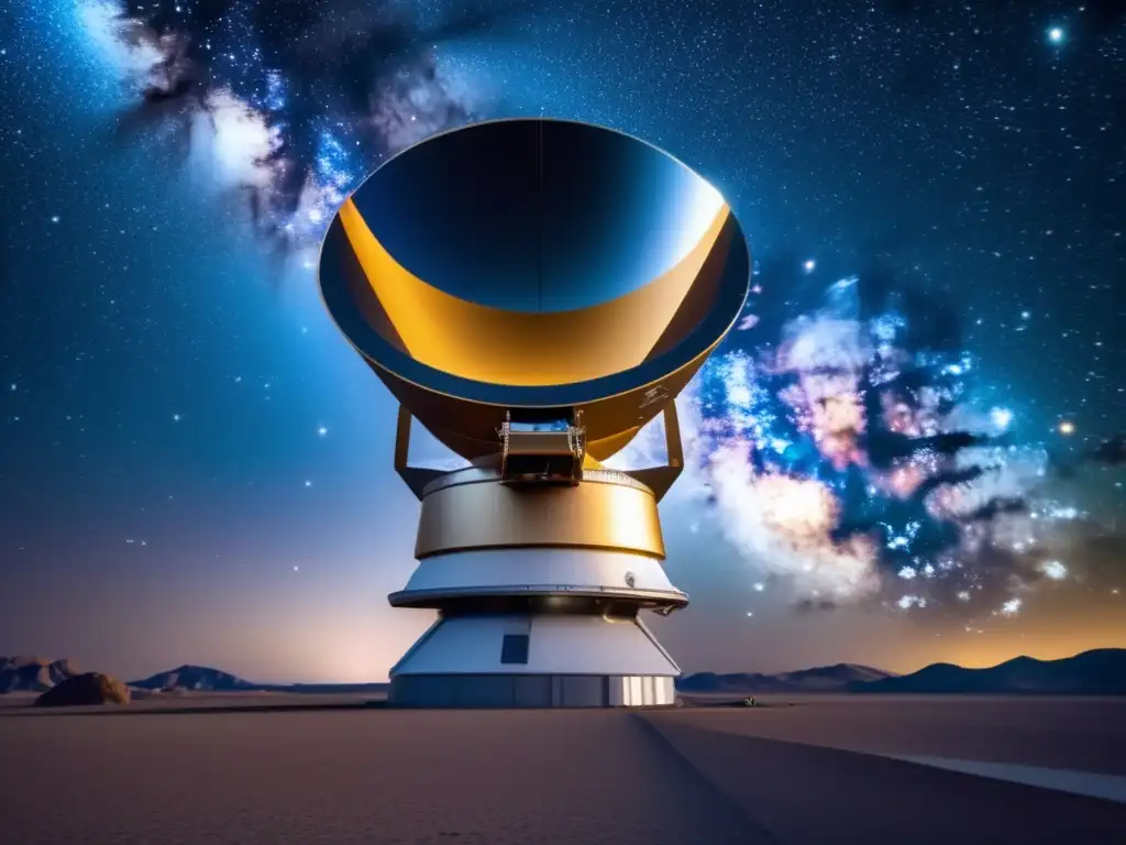 Maravillosa imagen del espacio y un telescopio espacial Telescopio espacial capturando asteroides en el espacio
